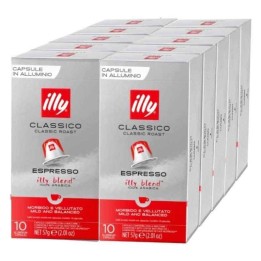 master classico espresso illy 100 cápsulas