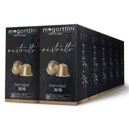 Ristretto Mogorttini 12 boîtes 240 capsules aluminium compatibles Nespresso