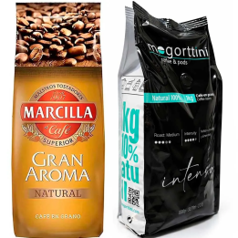 Gran Aroma Natural & Mogorttini Intenso 2 kg – Café en grains