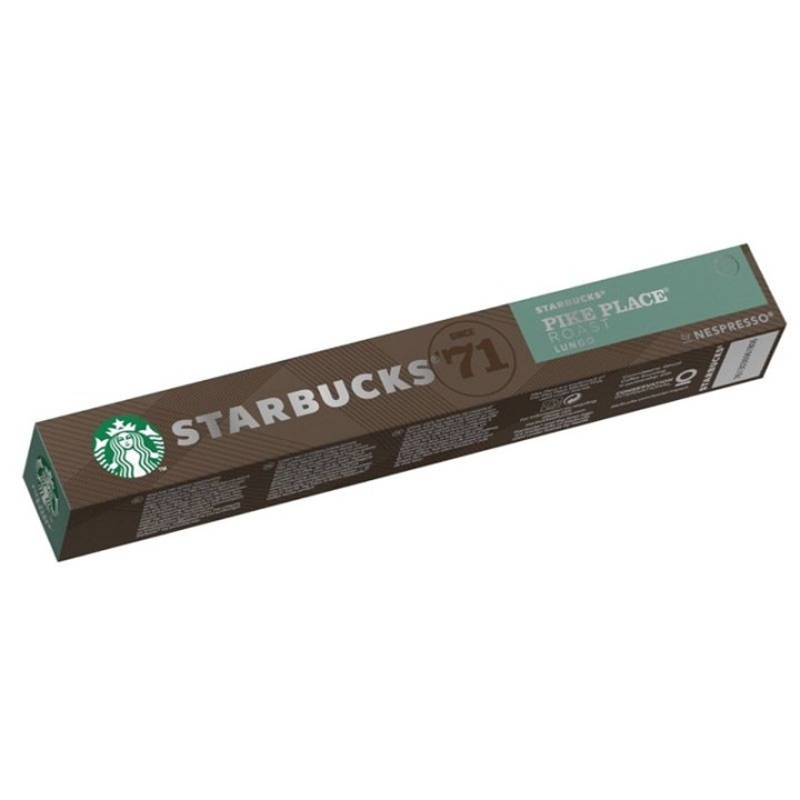 Starbucks Pike Place Roast Lungo – 10 capsules compatibles Nespresso® aluminium