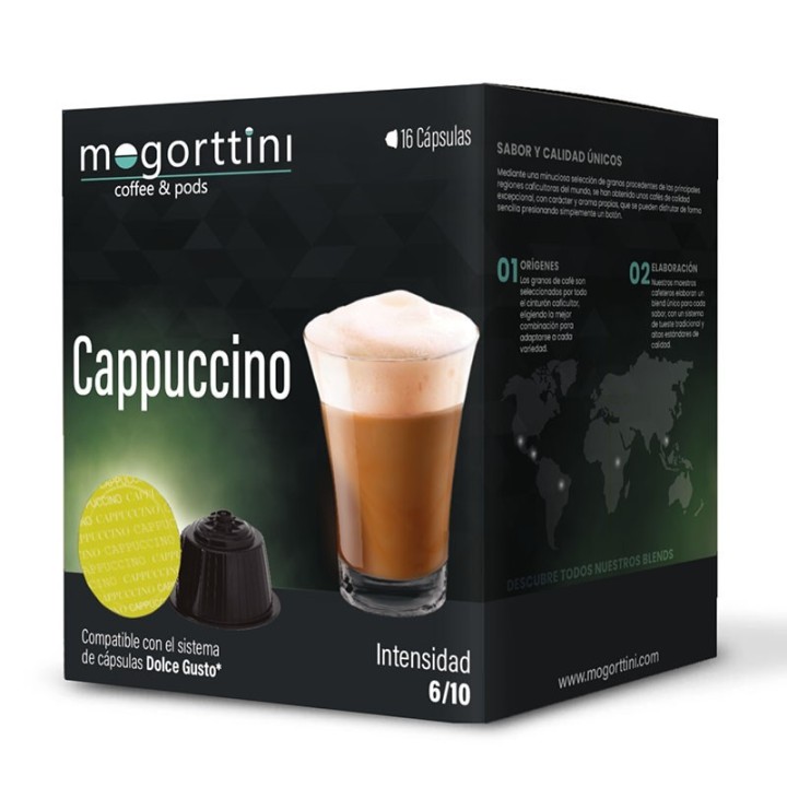 Cappuccino Mogorttini – 16 capsules compatibles Dolce Gusto®