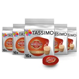 Marcilla Tassimo Cortado – 5 boîtes de 16 capsules
