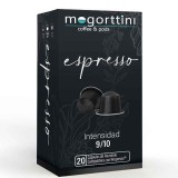 Espresso Mogorttini, 20 cápsulas de alumínio. Compatível com Nespresso.